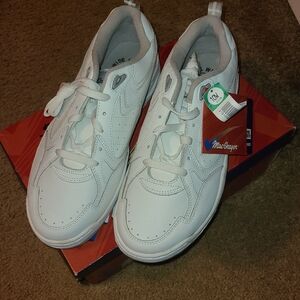 MacGregor White Leather Men's Low-Top Sneakers
